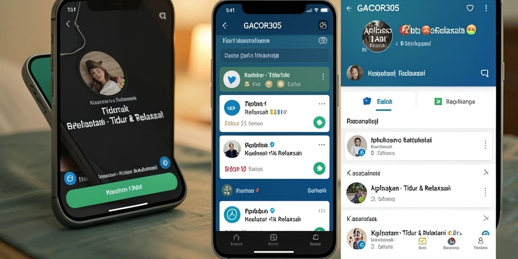 Antarmuka GACOR305 yang menenangkan untuk tidur dan relaksasi.